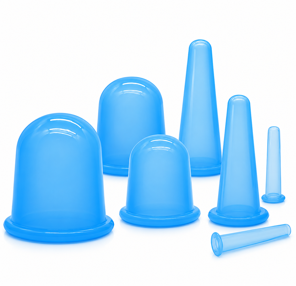 Silicone Facial Cupping Set