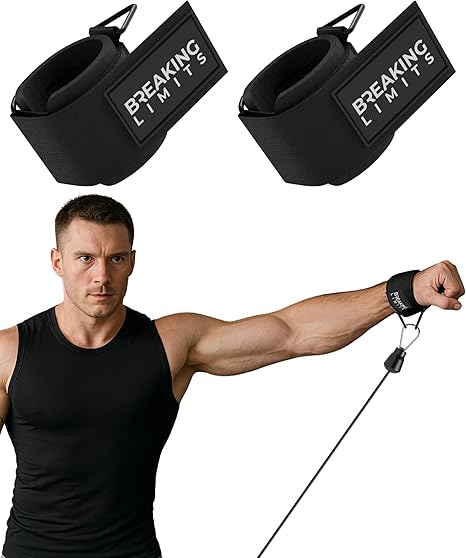 Cable Machine Wrist Straps – Comfortable Gym Support