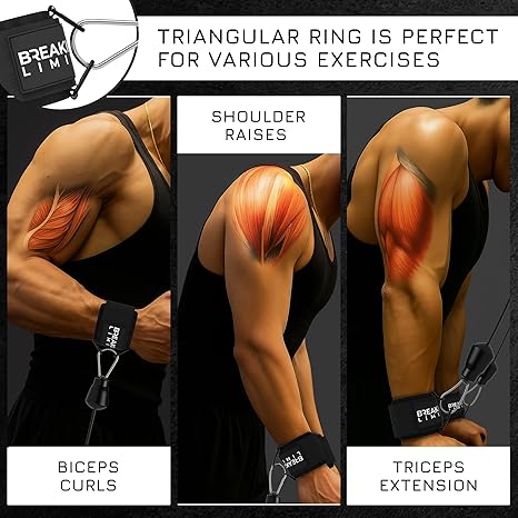 Cable Machine Wrist Straps – Comfortable Gym Support
