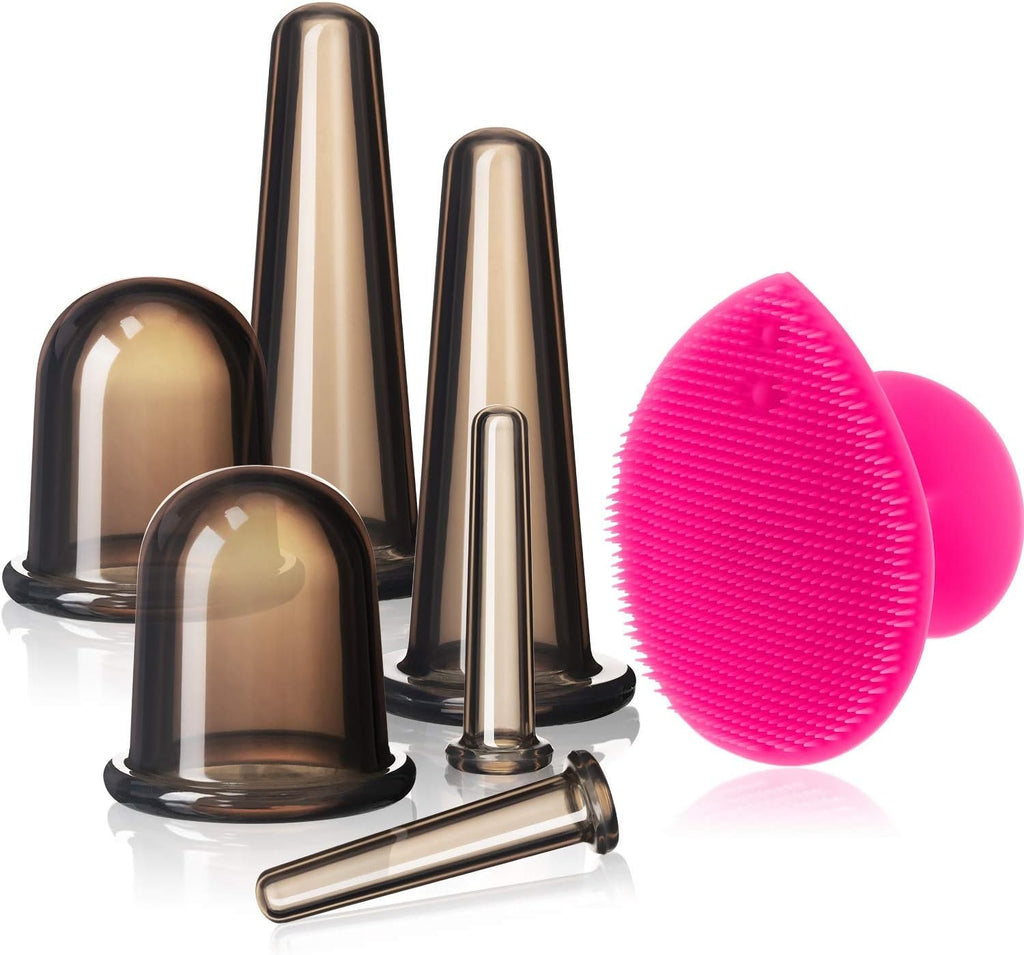Silicone Facial Cupping Set