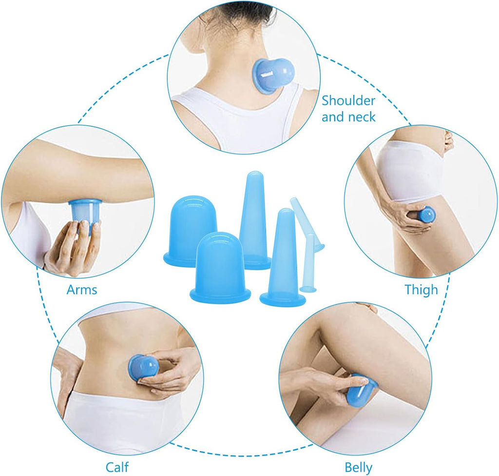 Silicone Facial Cupping Set