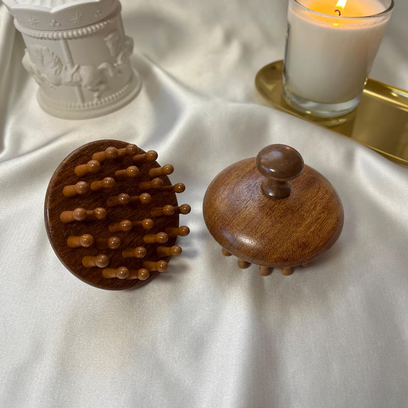 Houten handmassager – Stressverlichting!