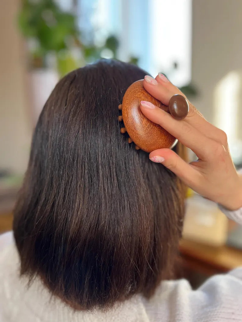 Houten handmassager – Stressverlichting!