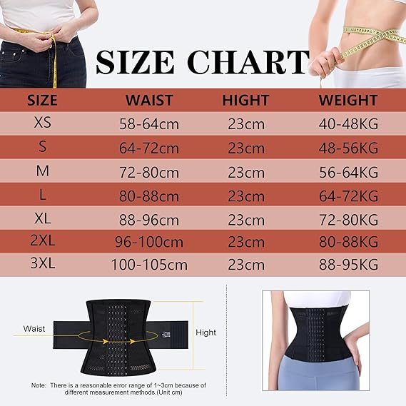 Women's Adjustable Sweat Waist Trainer Belt